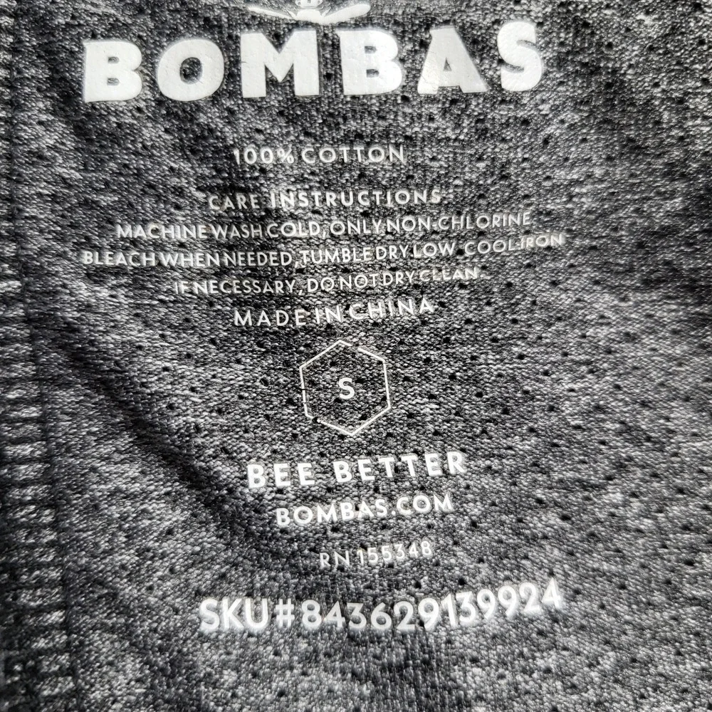 Bombas Men Pants S Black Bee‎ Better Sweatpants Jogger Zipper 26